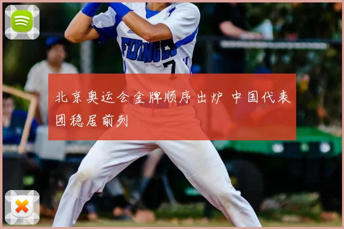 北京奥运会金牌顺序出炉 中国代表团稳居前列
