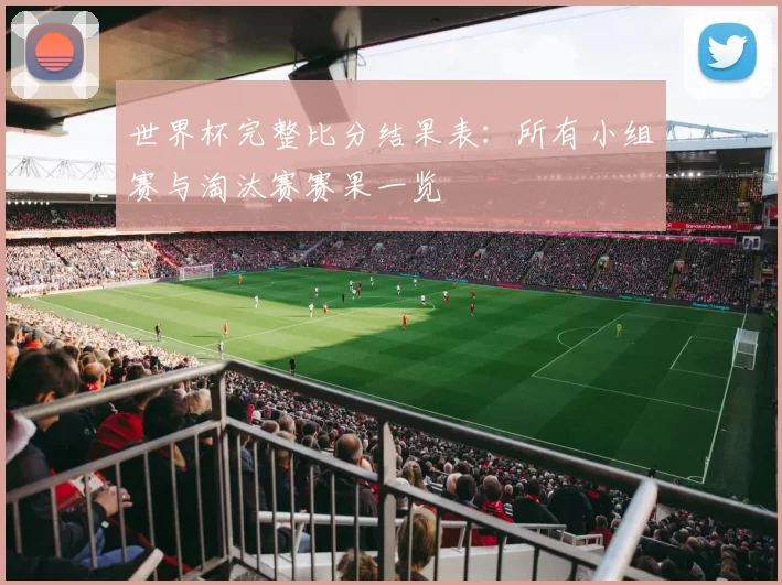 世界杯完整比分结果表：所有小组赛与淘汰赛赛果一览