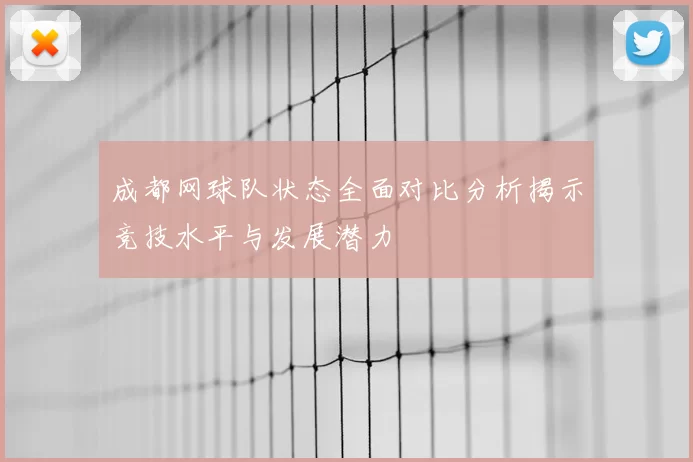 成都网球队状态全面对比分析揭示竞技水平与发展潜力