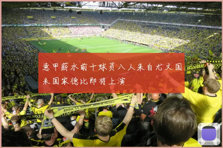 意甲薪水前十球员八人来自尤文国米国家德比即将上演