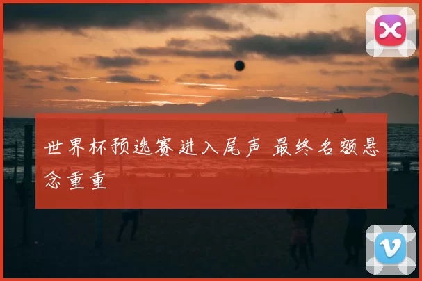 世界杯预选赛进入尾声 最终名额悬念重重